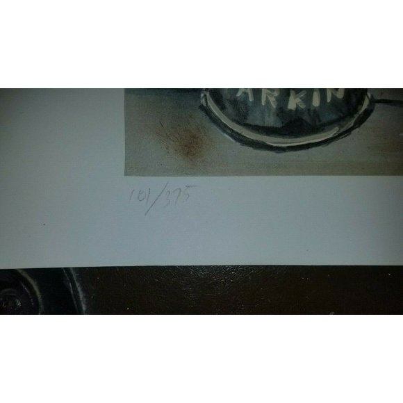 Leighton Jones Signed Large Lithograph "Arley Street Orspitel" Ltd Ed n/frame - Picture 4 of 8